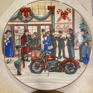 Harley Davidson 1987 Christmas Plate 🎄